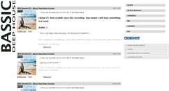 Desktop Screenshot of bassicdeephouse.com