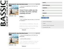 Tablet Screenshot of bassicdeephouse.com
